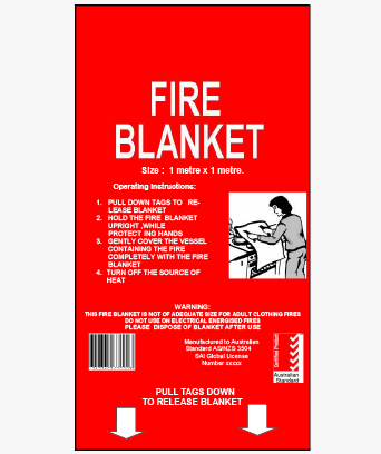 Enquire About 1000 x 1000mm Fire Blanket