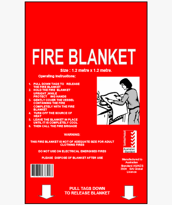 Enquire About 1200 x 1200mm Fire Blanket