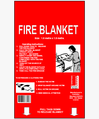 Enquire About 1800 x 1800mm Fire Blanket